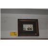 Image 1 : FRAMED OIL ON ART BOARD, BOATS; SIGNED (13 1/2" X 11 1/2")