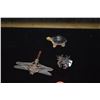 Image 2 : MIXED LOT: SILVER & KARAKANE BRONZE DRAGONFLY CERAMIC TUMBLER & ART CULTURED CRAB (3 PCS)