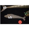 Image 3 : COLLECTION OF ARTICULATED SILVER & ENAMEL FISHES (2" TO 9") (4 PCS)