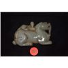 Image 2 : CHINESE NEPHRITE JADE MYTHICAL CREATURE (3 1/2" X 2" X 3/4")