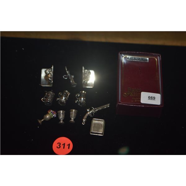 STERLING SILVER MINIATURES (25 GTW) (11 PCS)