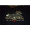 Image 3 : CHINESE NEPHRITE JADE CARVED CAMEL ON WOOD STAND (3 1/2")