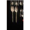 Image 2 : STERLING SILVER FLATWARE W/CASE (1,338 GTW) (43 PCS)