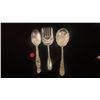 Image 1 : STERLING SILVER SERVING SPOONS & FORK (225 GTW) (3 PCS)