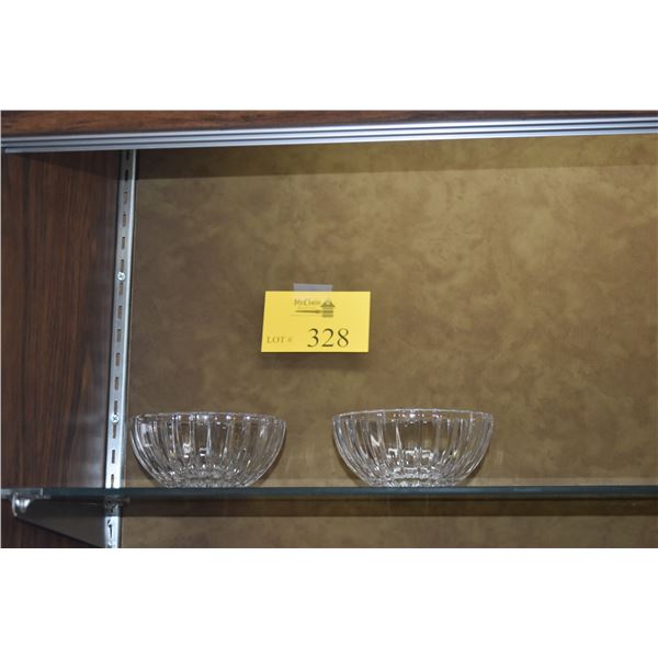 WATERFORD CRYSTAL BOWLS (2 PCS)