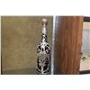 Image 2 : EARLY 20TH CENTURY AMERICAN STERLING SILVER OVERLAY DECANTER W/ART NOUVEAU STYLING