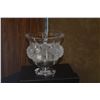 Image 2 : LALIQUE DAMPIERRE CLEAR CRYSTAL VASE W/FROSTED SATIN-FINISHED BIRDS & VINES