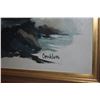 Image 5 : FRAMED ORIGINAL OIL ON CANVAS, "DAZZLING SURF"; SIGNED CONKLIN (PIL SOON) (44" X 22")