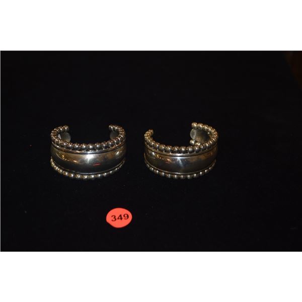 STERLING SILVER CUFF BRACELETS (100.5 GTW) (2 PCS)