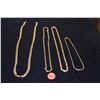 Image 1 : GOLD-FILLED CHAINS (1 AS IS) (3 PCS)