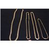Image 4 : GOLD-FILLED CHAINS (1 AS IS) (3 PCS)