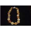Image 3 : HARDSTONE JEWELRY: BEADS & ART GLASS (7 PCS)