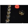 Image 2 : STERLING SILVER BRACELET & RING (EXTRA LINK INCLUDED) (65.8 GTW) (2 PCS)