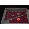 Image 1 : GEORG JENSEN NECKLACE, BROOCH & EARRINGS (99.3 GTW) (3 PCS)