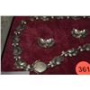 Image 2 : GEORG JENSEN NECKLACE, BROOCH & EARRINGS (99.3 GTW) (3 PCS)