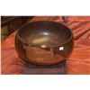 Image 1 : KOU HAWAIIAN CALABASH , CA. EARLY 1800'S, VERY STABLE CONDITION, HAND HEWN, HAND MADE (11 1/4" X 10 