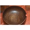 Image 6 : KOU HAWAIIAN CALABASH , CA. EARLY 1800'S, VERY STABLE CONDITION, HAND HEWN, HAND MADE (11 1/4" X 10 