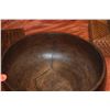 Image 7 : KOU HAWAIIAN CALABASH , CA. EARLY 1800'S, VERY STABLE CONDITION, HAND HEWN, HAND MADE (11 1/4" X 10 