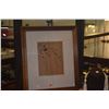 Image 1 : KOA FRAMED DRAWING; SIGNED MADGE TENNENT, 1955 (19 3/4" X 23 1/2")