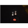 Image 1 : 14K MORGANITE & PEARL EARRINGS