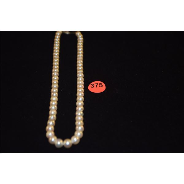 14K WG PEARL NECKLACE