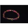 Image 2 : MING'S 14K PINK RHODONITE BRACELET W/MING'S BOX