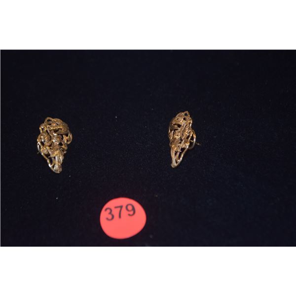 MING'S 14K EARRINGS W/MING'S BOX (7.9 GTW)
