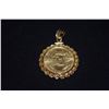 Image 3 : LIBERTY $10 GOLD COIN SET AS PENDANT IN 14K BEZEL (11.6 GTW)