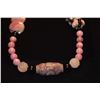 Image 2 : RHODONITE & ONYX BEAD NECKLACE