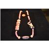 Image 5 : RHODONITE & ONYX BEAD NECKLACE