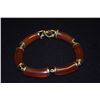 Image 2 : MING'S 14K CARNELIAN BRACELET W/MING'S BOX