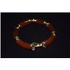 Image 3 : MING'S 14K CARNELIAN BRACELET W/MING'S BOX