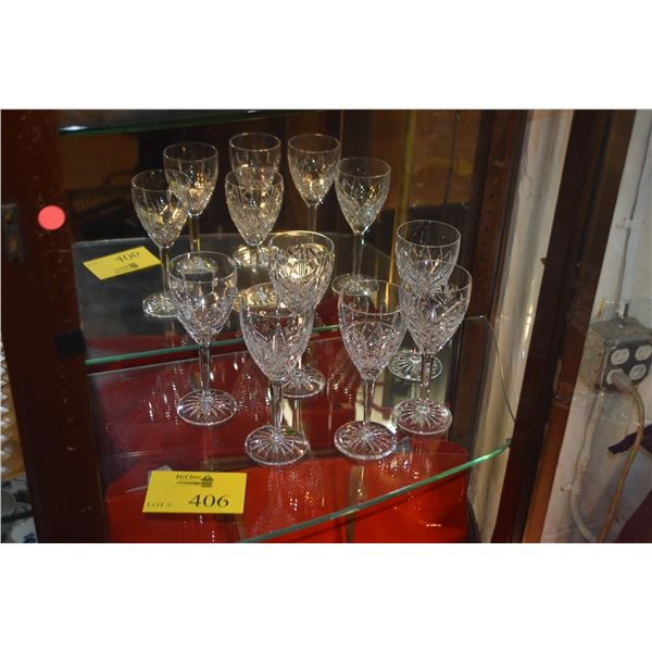 WATERFORD CRYSTAL STEMWARE (6 PCS)