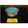 Image 1 : CHINESE PORCELAIN POLYCHROME BOWL, VILLAGE SCENE, MARKED DAOGUANG (6 1/2") (DOES NOT INCLUDE STAND)