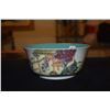 Image 2 : CHINESE PORCELAIN POLYCHROME BOWL, VILLAGE SCENE, MARKED DAOGUANG (6 1/2") (DOES NOT INCLUDE STAND)