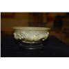 Image 3 : CHINESE MIXED LOT: GREEN SPINACH COLOR CARVED CENSER & JADE HIGH RELIEF CHICKEN BONE WHITE BOWL W/ST