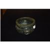 Image 6 : CHINESE MIXED LOT: GREEN SPINACH COLOR CARVED CENSER & JADE HIGH RELIEF CHICKEN BONE WHITE BOWL W/ST