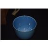 Image 3 : CHINESE MONOCHROME PORCELAIN BLUE/GREY TEA CUP W/BOX; SIGNED YONG ZHENG (2 3/8")