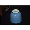 Image 4 : CHINESE MONOCHROME PORCELAIN BLUE/GREY TEA CUP W/BOX; SIGNED YONG ZHENG (2 3/8")