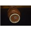 Image 5 : CHINESE COCO-BROWN MONOCHROME STONEWARE VASE W/RING HANDLES (8 1/8")