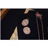 Image 2 : OPIHI SHELL PENDANT, EARRINGS & RING W/KAHELELANI AKALA PUA SHELLS
