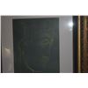 Image 3 : FRAMED INK DRAWING; MADGE TENNENT 1952 (20 3/4" X 23 3/4")