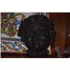Image 2 : CARVED WOOD CHERUBS & HAND PAINTED CERAMIC TILE WALL HANGINGS (4 PCS) (DOES NOT INCLUDE STANDS)