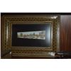 Image 3 : FRAMED VINTAGE PERSIAN MINIATURE PAINTING OF POLO GAME & BOXES (3 PCS)