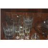 Image 3 : MIXED LOT: CAKE PLATE, GLASSES, PITCHER, PLACE CARD HOLDERS, SHOT GLASSES, ETC. (14 PCS)