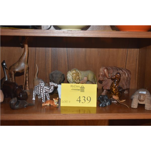 COLLECTION OF ASSORTED ANIMAL FIGURINES (18 PCS)