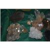Image 3 : ASSORTED CRYSTAL SPECIMENS (QUARTZ, RUTILE, FLORITE, ETC. (15 PCS)