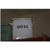 Image 2 : VINTAGE ENAMEL BREAD BOXES (2 PCS)
