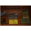 Image 1 : VINTAGE GREEN KODAK PETITE CAMERA W/CASE, CA. 1920'S-1930'S, VINTAGE BULLARD-DAVID METAL FIRST AID K