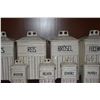 Image 4 : VINTAGE CERAMIC CANISTER SET (11 PCS)